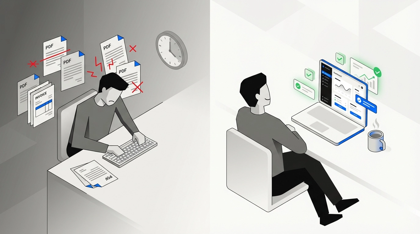 Document processing before and after